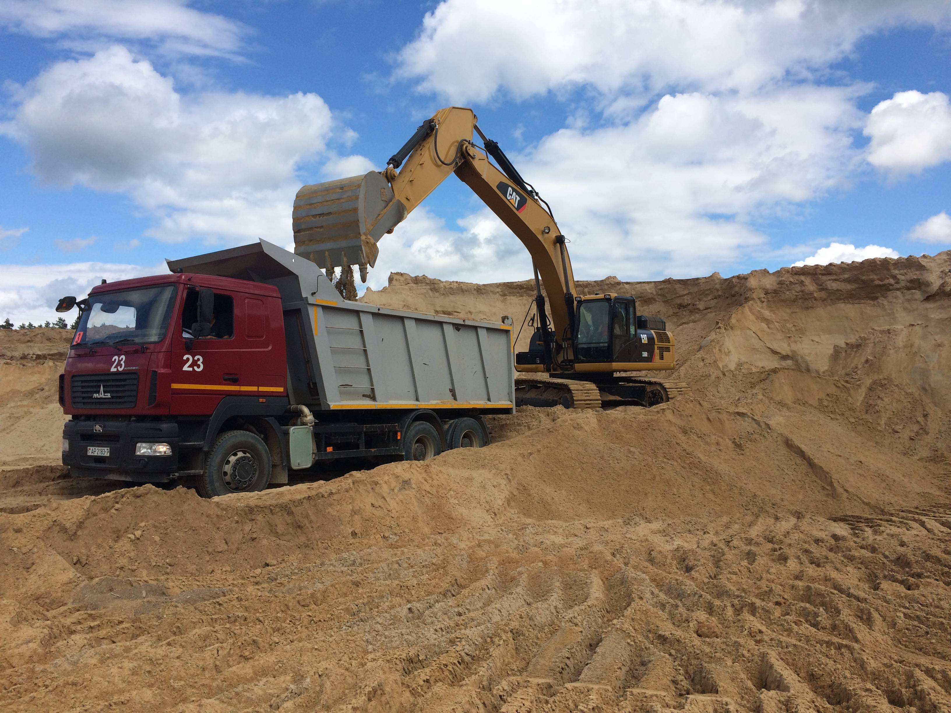 Песок речной средний Мк 2,0