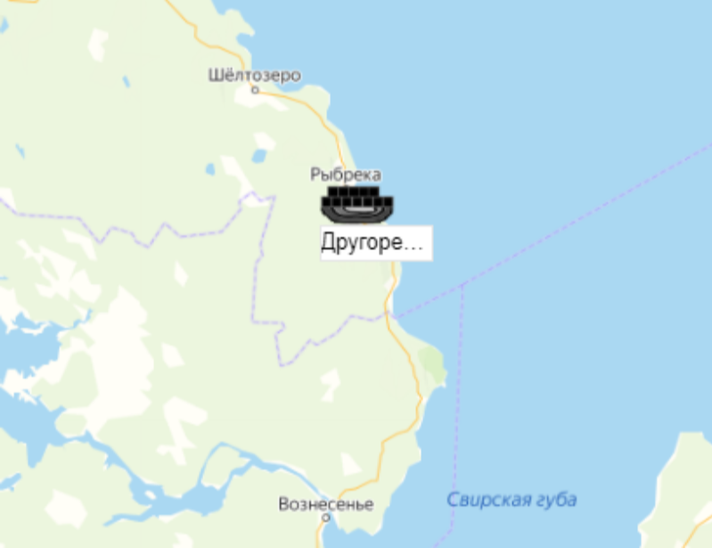 другорецкое месторождение на карте