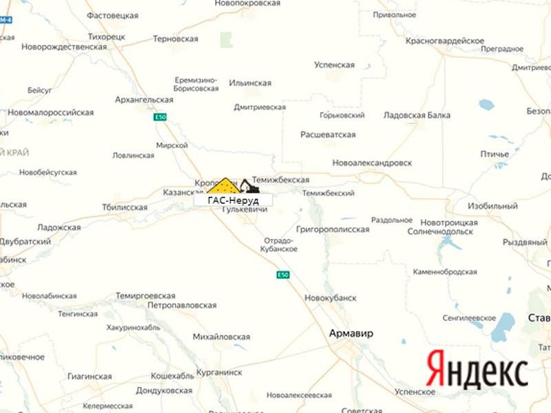 ГАС-Неруд карьер на карте