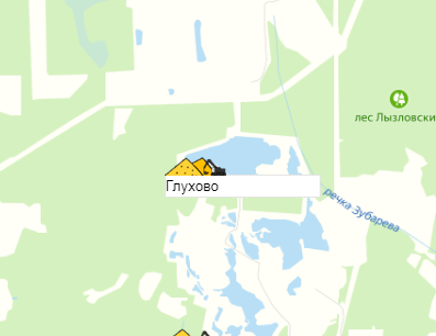 карьер Глухово-1 на карте