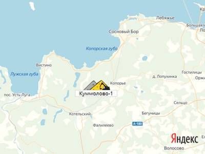 карьер Куммолово  на карте