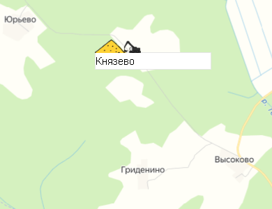 Карьер Князево на карте