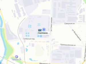 схема  проезда к снегоплавильному  пункту в Колпино