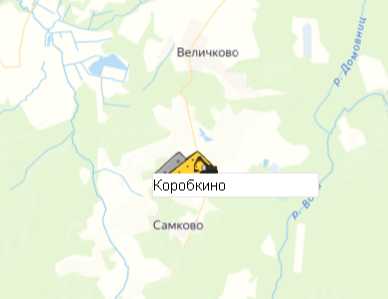 Карьер Коробкино на карте