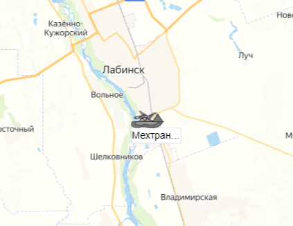 Мехтранссервис на карте