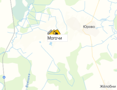 Карьер Могочи на карте