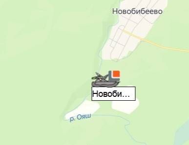 карьер  Новобибеево на карте