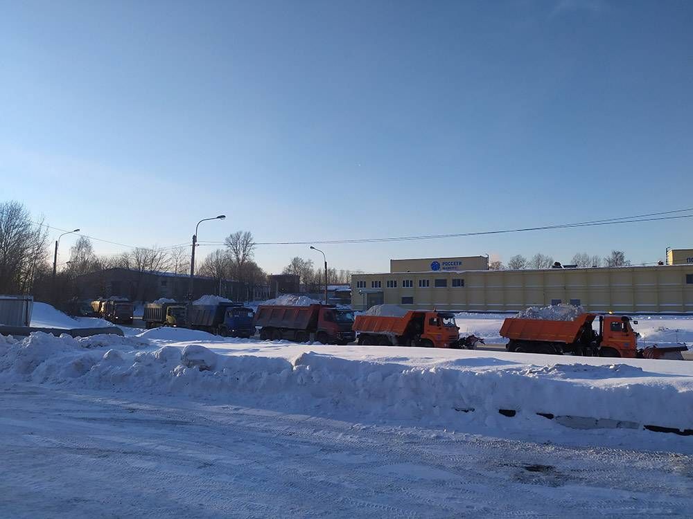 снегоплавильный пункт на глухоозерском очереди