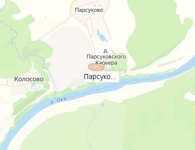 ПАРСУКОВСКИЙ КАРЬЕР НА КАРТЕ