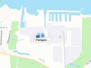 схема  проезда к снегоплавильному  пункту Петергофское шоссе