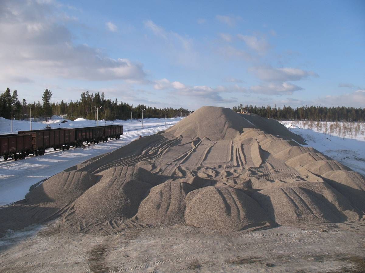 готовая продукция щебень на карьере петрогранит