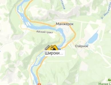 Карьер Широкий Лог на карте