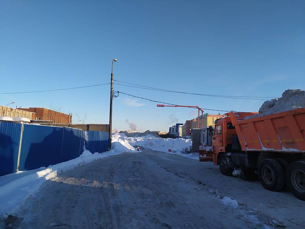 снегоплавильный пункт на глухоозерском шоссе