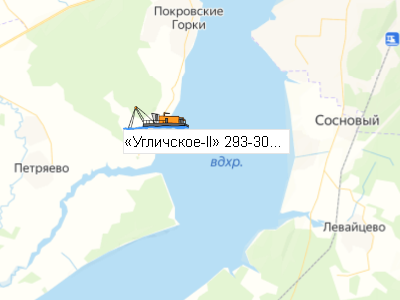 «Угличское-II» 293-308 км.с.х. на карте