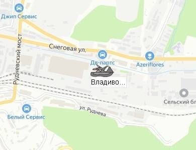 Владивостокский бутощебеночный на карте